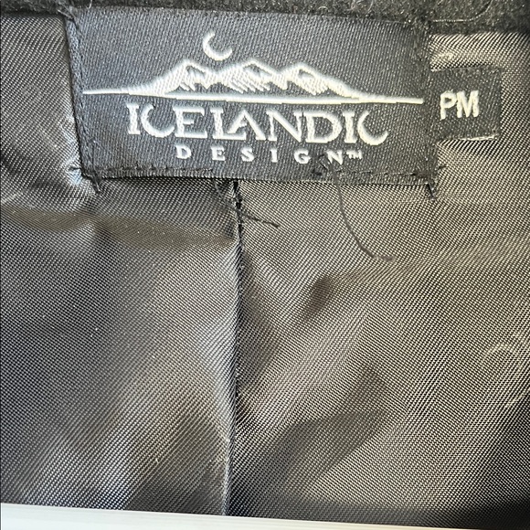 VTG Y2K Icelandic Design Zip Up Embroidered Wool Cardigan Jacket-Periwinkle Blue - Picture 2 of 6